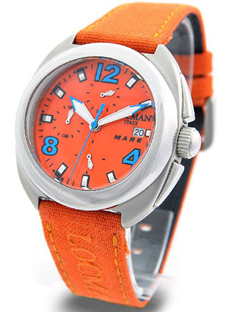 LOCMAN Mod. MARE CHRONO TITANIUM DATE WR 100m. MINERAL GLASS CORDURA® WR 100m.