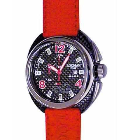 LOCMAN Mod. MARE Chrono Data quartz carbonio 47mm CORDURA© strap