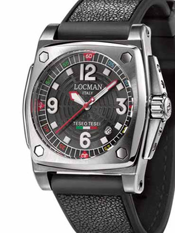 LOCMAN Mod. MARINA MILITARE Mod. TESEO TESEI Autom Titanium & SS Case 50mm Gulachat wr 300mt LIMITED EDITION (N.°00037)