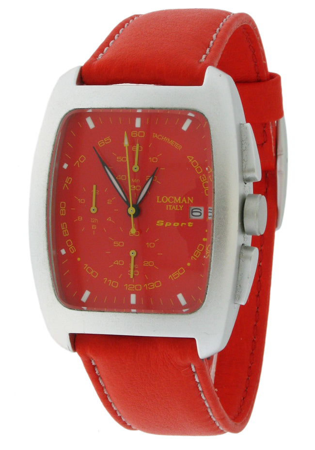 LOCMAN Mod. SPORT TONNEAU Aluminum Chrono Data 33 mm