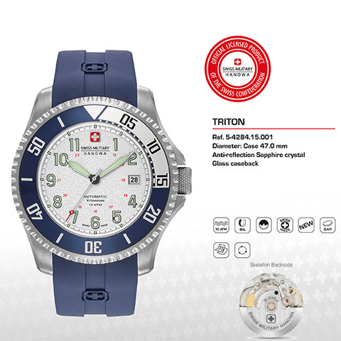 SWISS MILITARY WATCHES Mod. TRITON - STP1-11 Movement