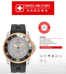 SWISS MILITARY HANOWA WATCHES Mod. TRITON
