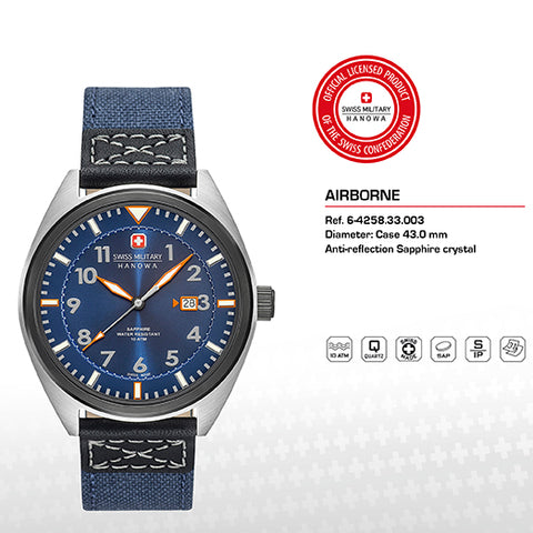 SWISS MILITARY WATCHES Mod. AIRBORNE