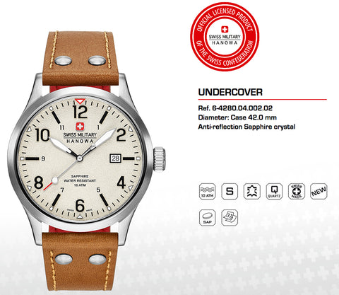 SWISS MILITARY HANOWA NEW COLLECTION Mod. SWISS MILITARY WATCHES Mod. UNDERCOVER