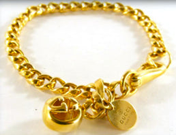 GUCCI JEWELS Mod. ICON BOULLE Bracciale/Bracelet ORO GIALLO/GOLD L. 18 cm