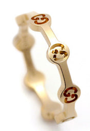 GUCCI JEWELS Mod. GG LOVE Anello/Ring ORO GIALLO/GOLD Size 54