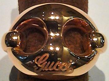 GUCCI JEWELS Mod. MARINA CHAIN Anello/Ring ORO ROSA/ROSE GOLD Size 53