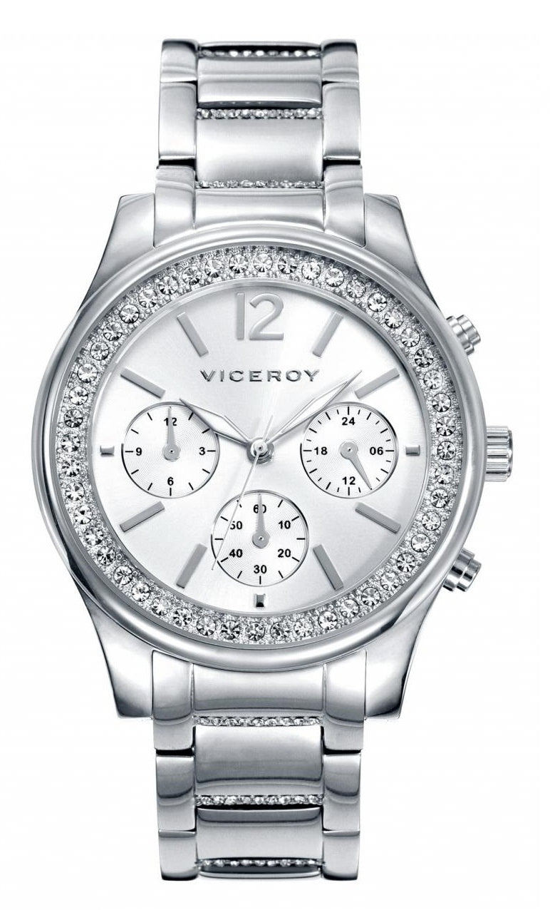 VICEROY WATCHES Mod. FEMME 40848-85 - STAINLESS STEEL - CHRONOGRAPH - 39mm - 50 METERS