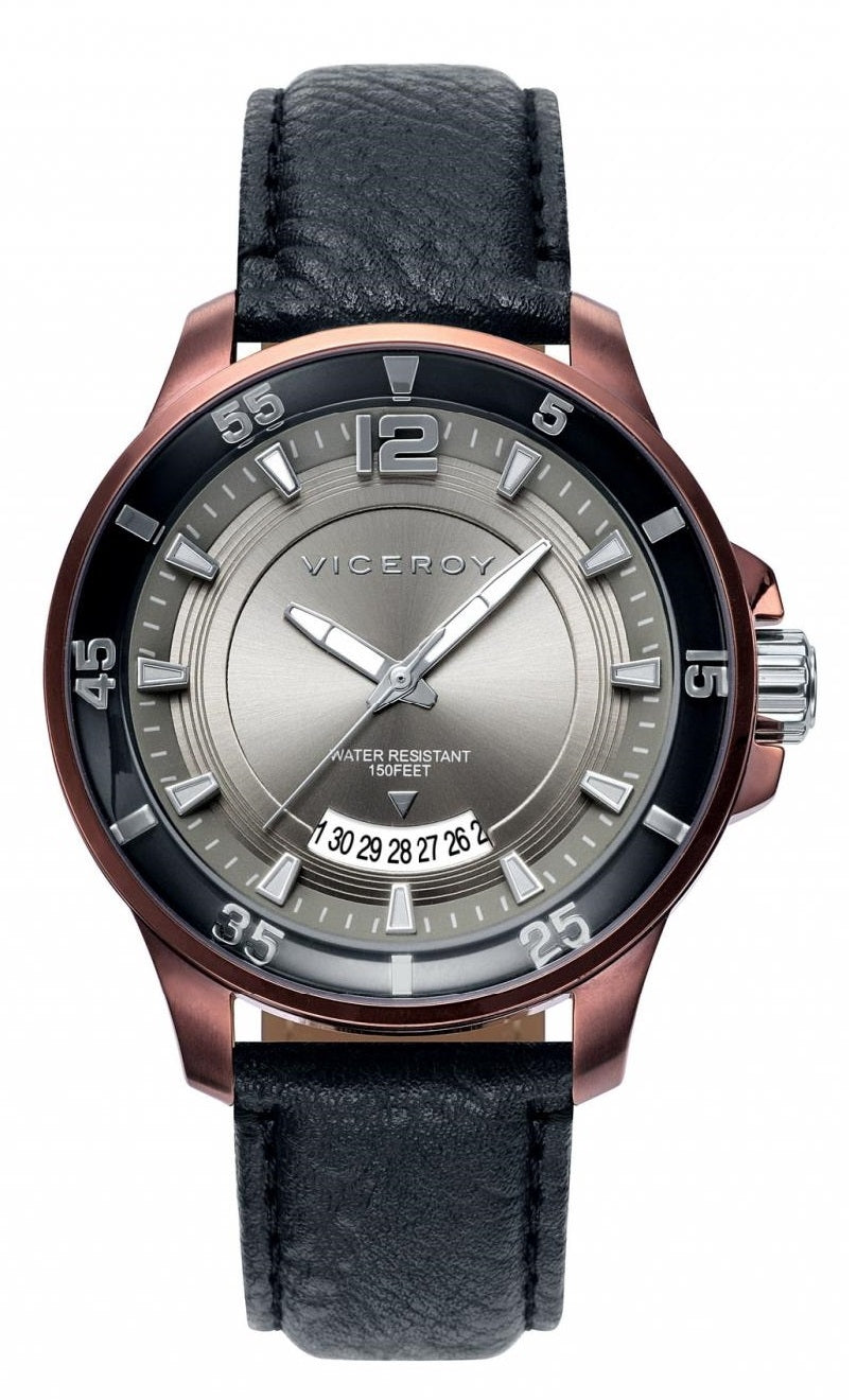 VICEROY WATCHES Mod. ICON 42221-45 - STAINLESS STEEL - POLYURETHANE - DATE - 42mm - 50 METERS