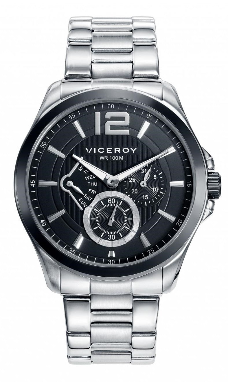 VICEROY WATCHES Mod. MAGNUM 46679-53 - MULTIFUNCTION - 42 mm - STAINLESS STEEL CASE AND BRACELET - WATER RESISTANT: 100 METERS