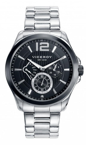 VICEROY WATCHES Mod. MAGNUM 46679-53 - MULTIFUNCTION - 42 mm - STAINLESS STEEL CASE AND BRACELET - WATER RESISTANT: 100 METERS