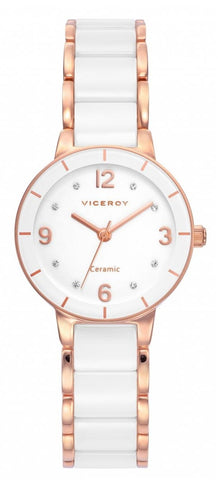 VICEROY WATCHES Mod. CERÁMICA 471044-95 - STAINLESS STEEL - CERAMICS - 28mm - 30 METERS