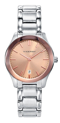 VICEROY WATCHES Mod. WOMEN 471066-97 - DATE - 28 mm - STAINLESS STEEL CASE AND BRACELET - WATER RESISTANT: 50 METERS