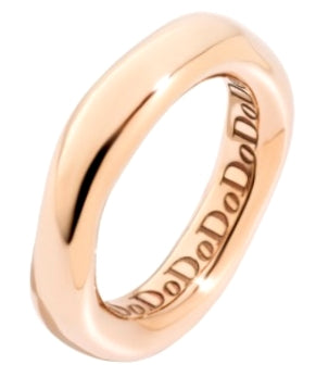 DODO ANELLO /RING Mod. SLIM BAND - ORO ROSA/ROSE GOLD 9k - Mis./ Size : 49