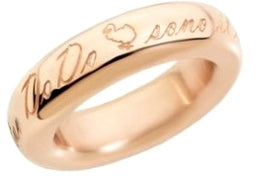 DODO ANELLO /RING Mod. SONO IL TUO DODO - ORO ROSA/ROSE GOLD 9k - Mis./ Size : 54