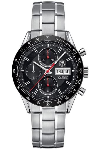 TAG HEUER Mod. CARRERA CHRONO TACHY DAY DATE 41 MM BLACK DIAL