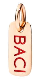DODO CIONDOLO/PENDANT Mod. TAG BACI - ORO ROSA/ROSE GOLD 9k