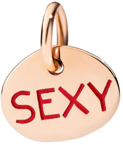 DODO CIONDOLO/PENDANT Mod. TAG SEXY - ORO ROSA/ROSE GOLD 9k