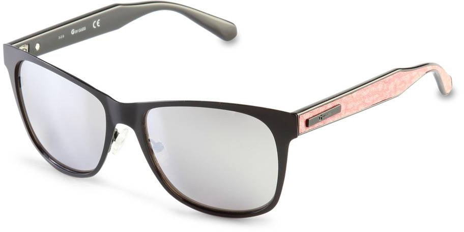 GUESS SUNGLASSES Color: BLACK/RED PRINT Lens: SMOKE MIRROR