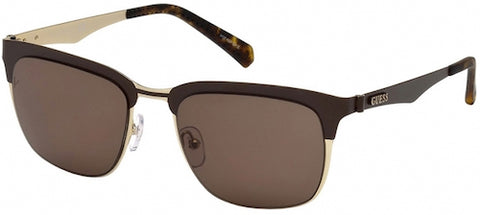 GUESS SUNGLASSES Color: MATTE BROWN Lens: BROWN