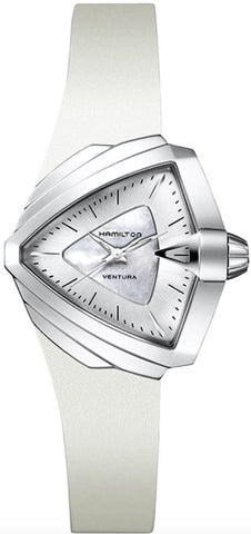 HAMILTON Mod.  VENTURA S- SS MOP WHITE DIAL - CAUCCIU\' STRAP