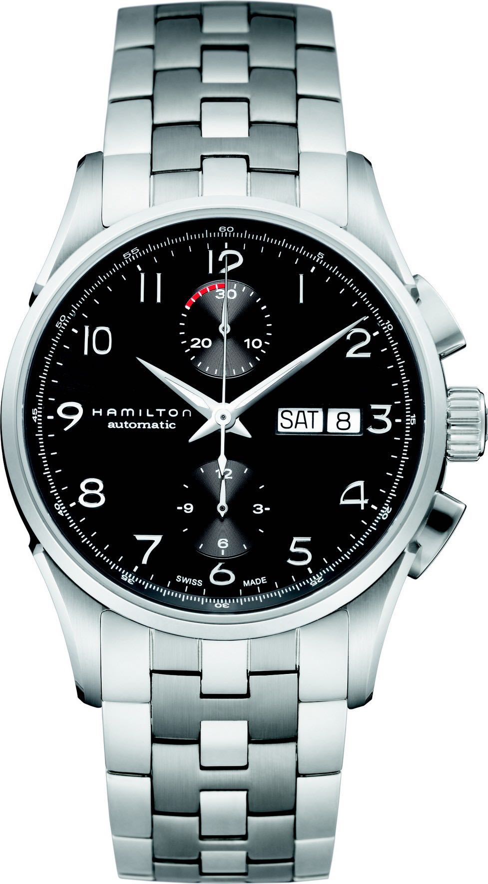 HAMILTON Mod.  JAZZMASTER MAESTRO AUTO SS BLACK DIAL SS BRACELET