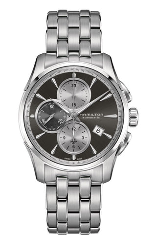 HAMILTON Mod.  JAZZMASTER AUTO CHRONO SS BLACK DIAL BRACELET