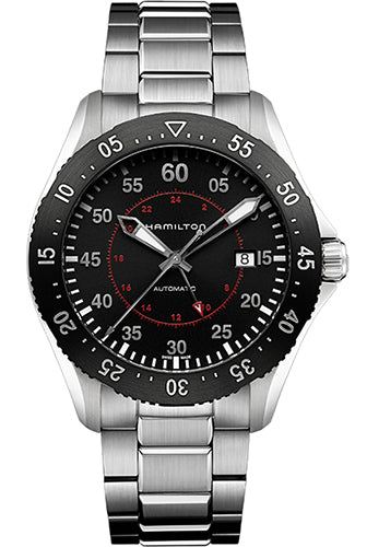 HAMILTON Mod.  KHAKI PILOT GMT BLACK - BRACELET