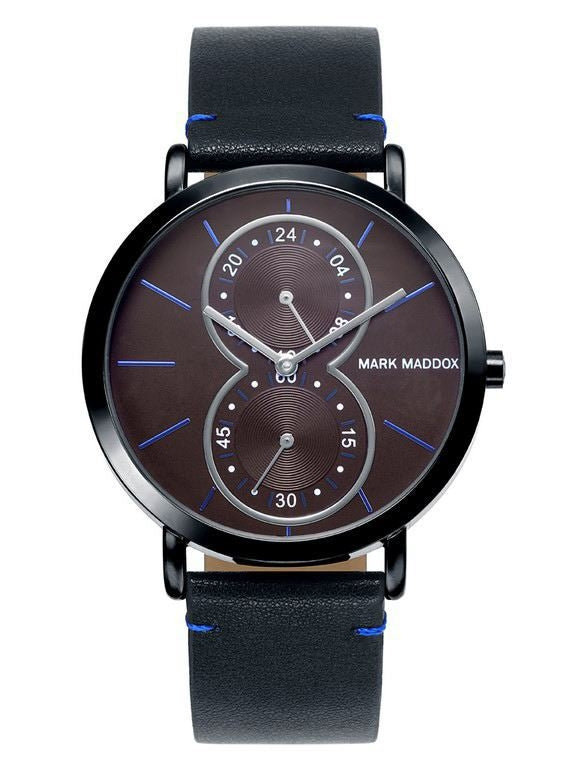 MARK MADDOX WATCHES mod. TRENDY HC0012-47 .  LEATHER/CUOIO - MULTIFUNCION - 41x47 mm - WR 3 ATM