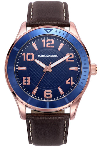 MARK MADDOX Watch – Mod. Casual. 44 mm. quartz. date. WR 30