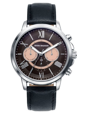 MARK MADDOX WATCHES mod. CASUAL HC6016-25 . LEATHER/CUOIO - MULTIFUNCION - 42 mm - WR 3 ATM