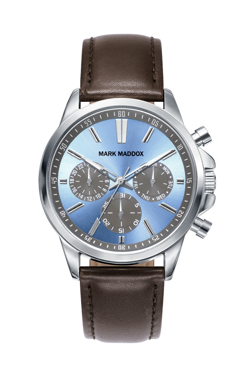 MARK MADDOX WATCHES mod. CASUAL HC7005-37 . LEATHER/CUOIO - MULTIFUNCION - 42 mm - WR 3 ATM