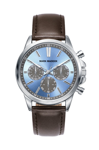 MARK MADDOX WATCHES mod. CASUAL HC7005-37 . LEATHER/CUOIO - MULTIFUNCION - 42 mm - WR 3 ATM