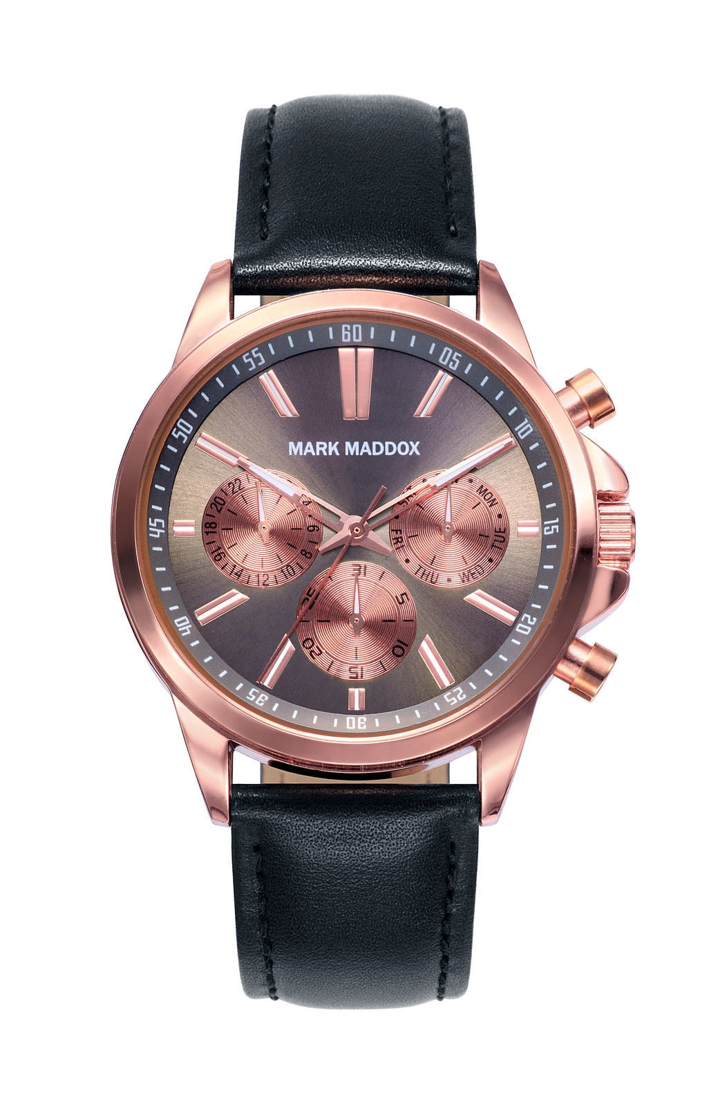 MARK MADDOX WATCHES mod. CASUAL HC7005-47 . LEATHER/CUOIO - MULTIFUNCION - 42 mm - WR 3 ATM