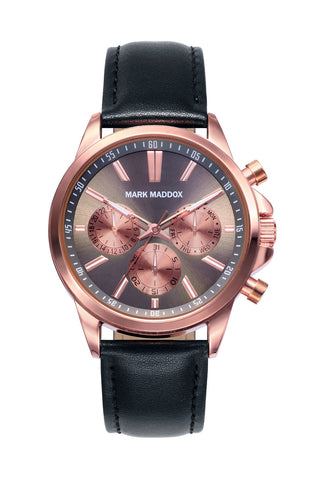 MARK MADDOX WATCHES mod. CASUAL HC7005-47 . LEATHER/CUOIO - MULTIFUNCION - 42 mm - WR 3 ATM