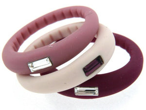 HIP HOP BIJOUX Mod. POWER PURPLE W. Swarovski Size M