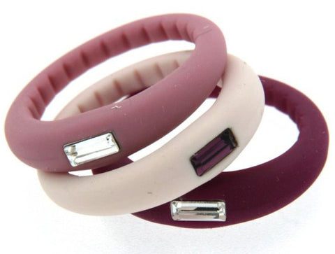 HIP HOP BIJOUX Mod. POWER PURPLE W. Swarovski Size M