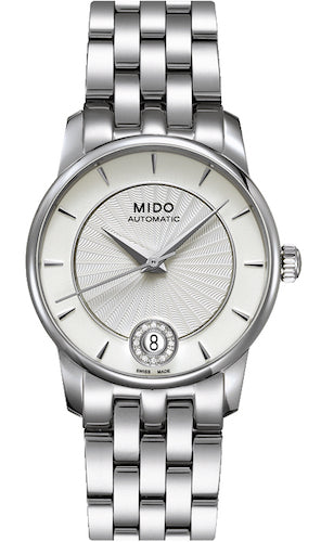 MIDO Mod. BARONCELLI II LADY M007 AUTOMATIC DATA DIAMONDS 33mm SWISS MADE
