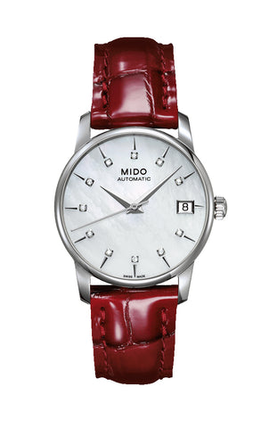 MIDO Mod. BARONCELLI II LADY M017 AUTOMATIC DATA DIAMONDS 33mm SWISS MADE