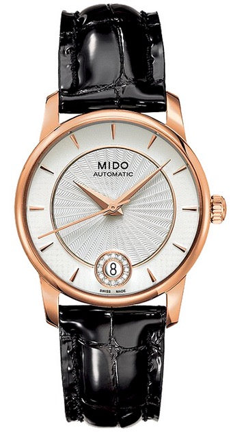 MIDO Mod. BARONCELLI II LADY M009 AUTOMATIC DATA DIAMONDS 33mm SWISS MADE