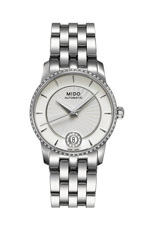 MIDO Mod. BARONCELLI II LADY M010 AUTOMATIC DATA DIAMONDS 33mm SWISS MADE