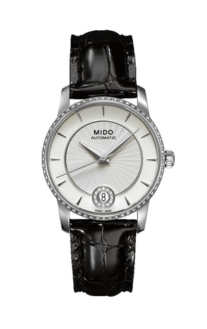 MIDO Mod. BARONCELLI II LADY M011 AUTOMATIC DATA DIAMONDS 33mm SWISS MADE
