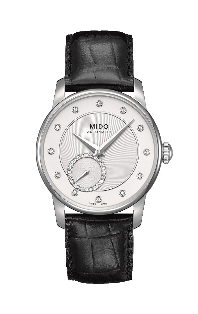 MIDO Mod. BARONCELLI II LADY M019 AUTOMATIC DATA DIAMONDS 33mm SWISS MADE