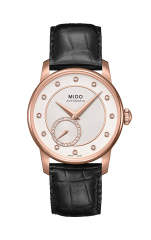 MIDO Mod. BARONCELLI II LADY M021 AUTOMATIC DATA DIAMONDS 33mm SWISS MADE