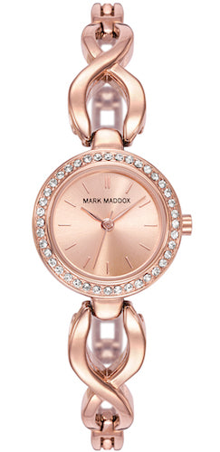 MARK MADDOX Watch – Mod. Pink Gold. 24 mm. quartz. date. WR 30 meters