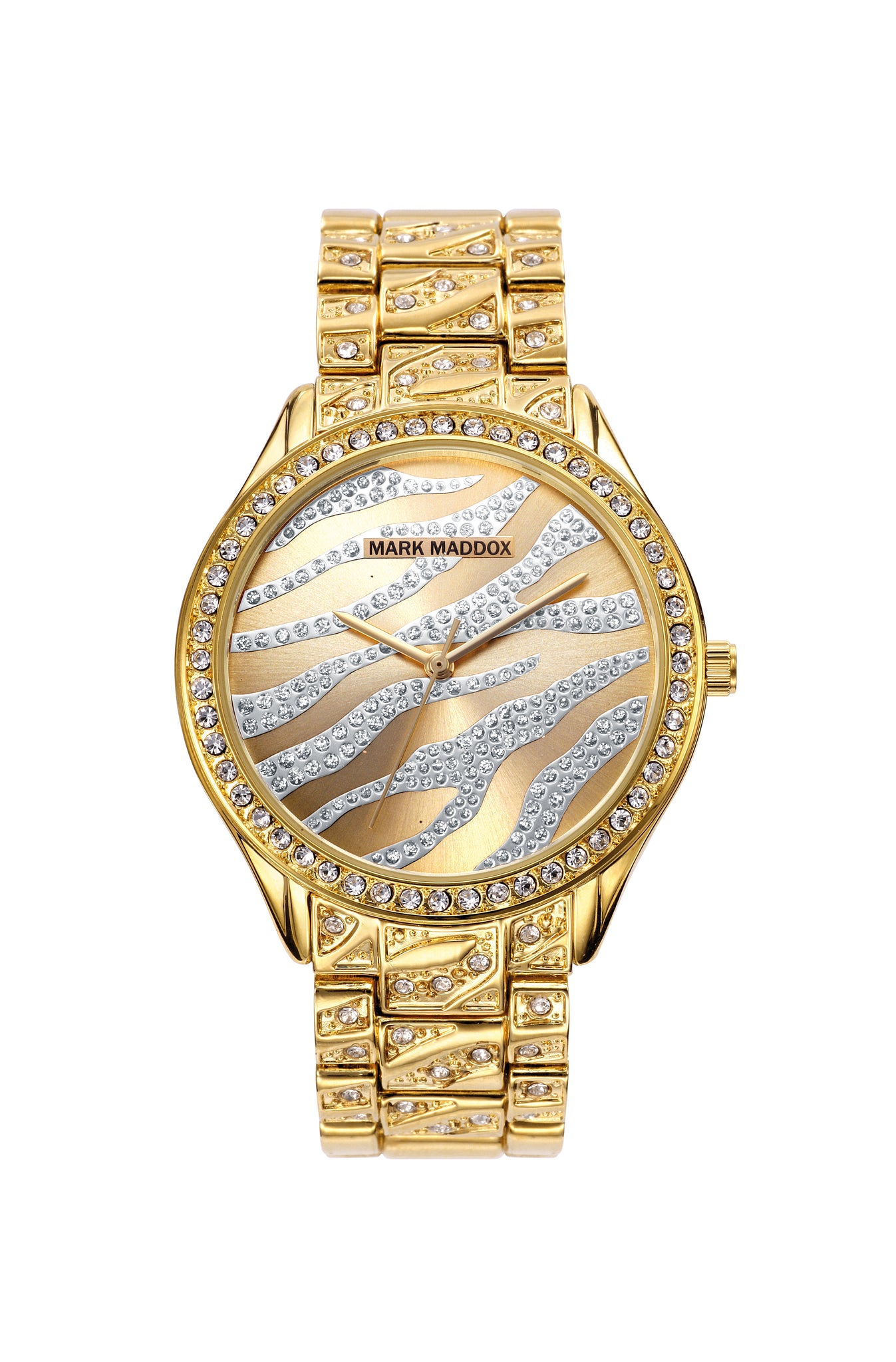 MARK MADDOX Watch – Mod. Golden chic. 38 mm. quartz. date. WR 30 meters