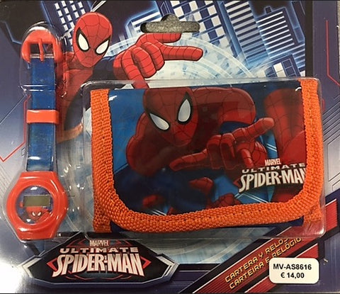 SPIDER-MAN WATCH + WALLET