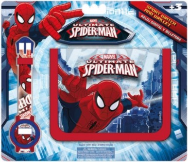 SPIDERMAN DIGITAL WATCH + WALLET