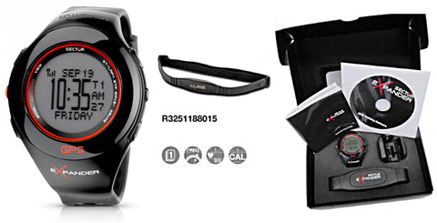 SECTOR WATCH Mod. EXPANDER - Chrono GPS - Google Maps Navigator - Heart rate monitor/Cardiofrequenzimetro - USB charge