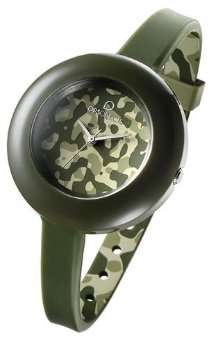 OPS! OROLOGIO IN SILICONE MOD. ARMY GREEN CAMOUFLAGE. QUARZO. JAPAN MOVEMENT